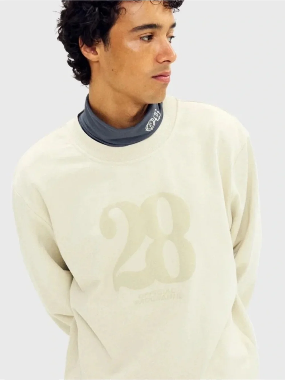 28 Official Programme Ecru Sweatshirt XL, Louis Tomlinson 28OP Clothing - Picture 2 of 16